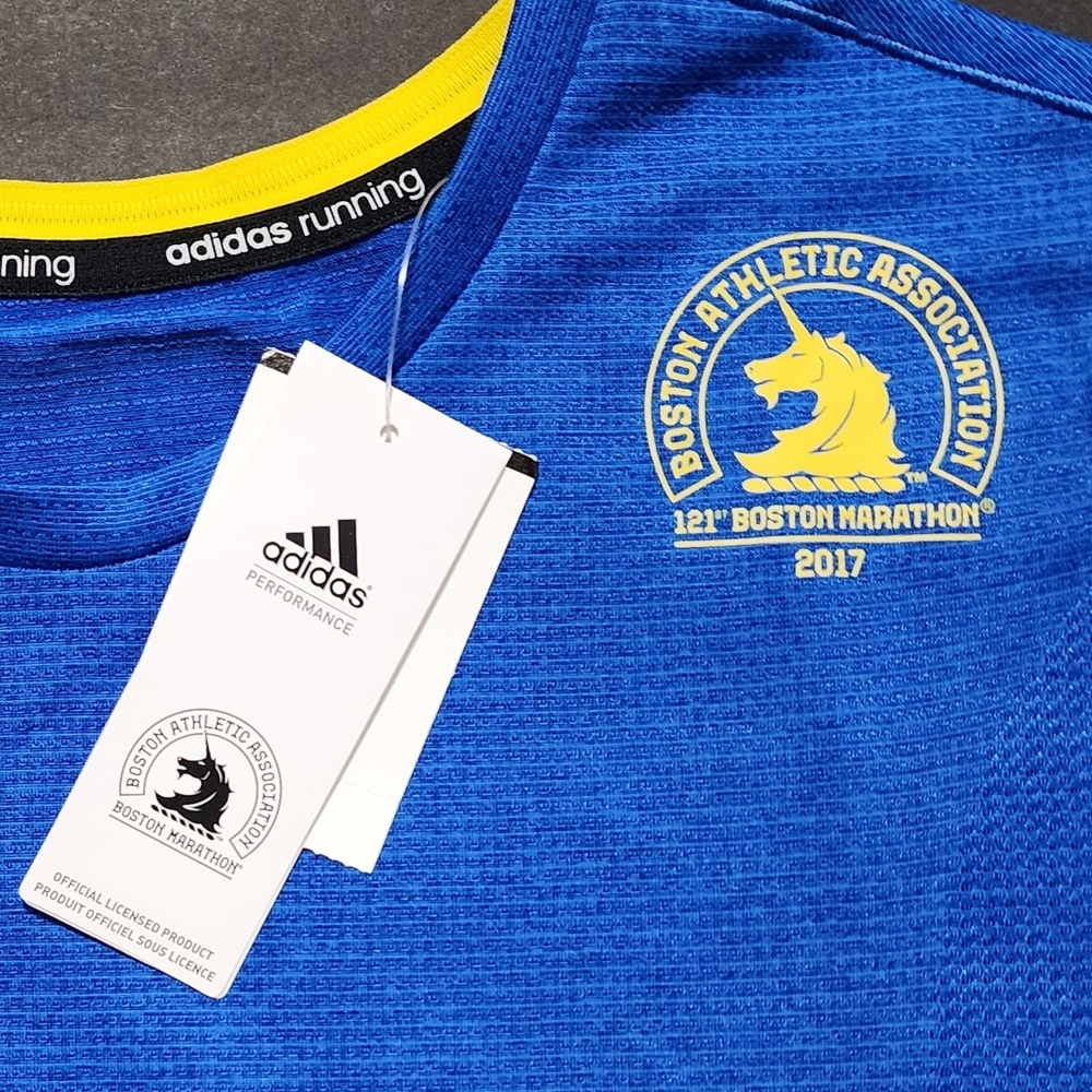2017' Boston Marathon Adidas Performance Shirt